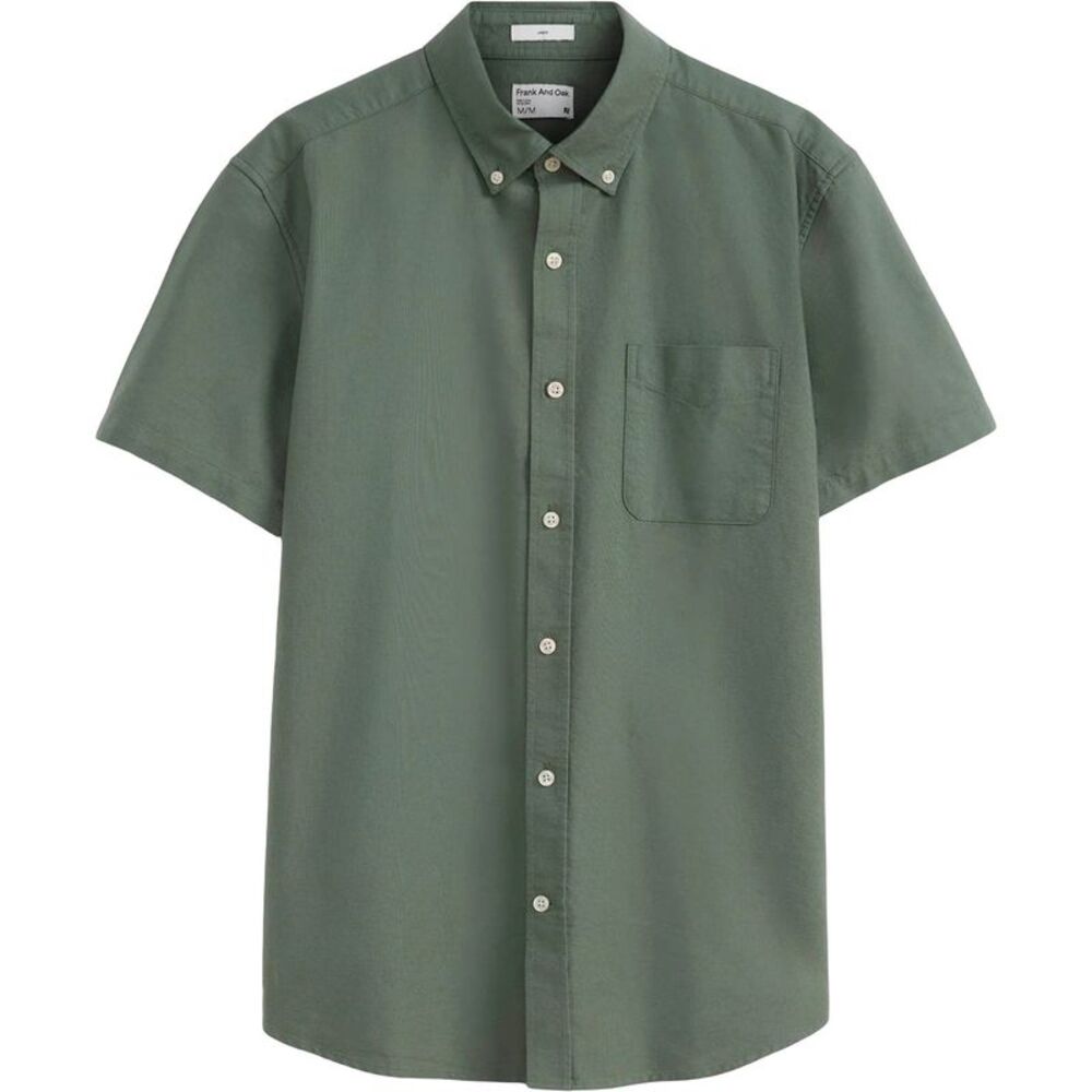Frank & Oak Mens Jasper Oxford Button Up Shirt, NWT